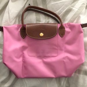 Pink Small Long champ bag